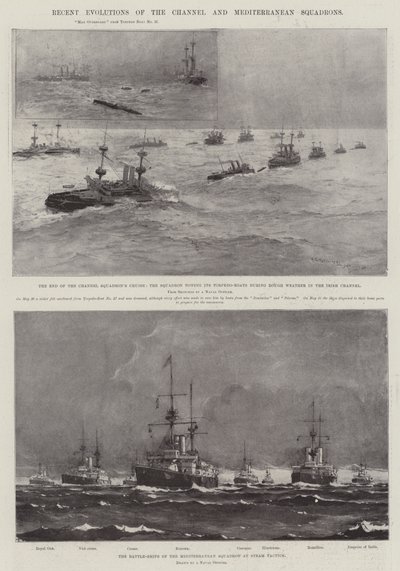 Recente Evoluties van de Kanaal- en Middellandse Zee-eskaders door Henry Charles Seppings Wright
